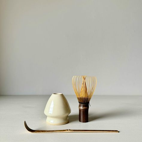 A matcha whisk holder is called a “kusenaoshi.” This essential tool is used to maintain the shape and longevity of the bamboo whisk, or chasen, which is crucial for preparing matcha tea. After each use, the chasen is rinsed and placed on the kusenaoshi. This allows the tines of the whisk to dry properly and prevents them from bending or breaking. The kusenaoshi not only helps preserve the chasen’s functionality but also ensures it remains a beautiful and effective tool for making matcha. I ... Making Matcha, Bamboo Whisk, Matcha Whisk, Matcha Bowl, Matcha Tea, Bending, Being Used, Handmade Ceramics, Instagram A