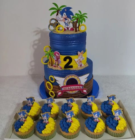 Sonic Birthday, Tier Cake, Tiered Cakes, Selfies, Sonic, Pastel, Cake, Birthday