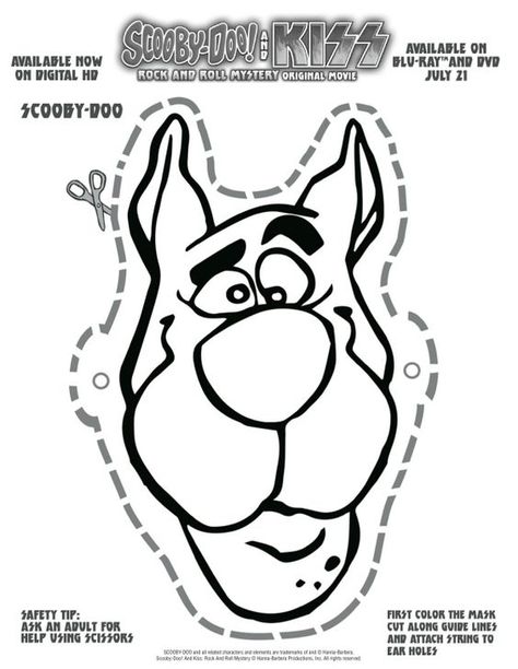 Free Printable Scooby Doo Mask Scooby Doo Decorations, Scooby Birthday, Scooby Doo Birthday Cake, Scooby Doo Coloring Pages, Scooby Doo Cake, Scooby Doo Birthday Party, Scooby Doo Halloween, Scooby Doo Mystery Inc, Scooby Doo Images