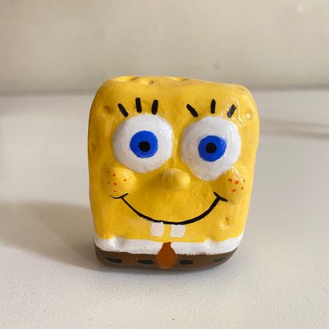 #spongebob #spongebobart #painting #ceramic #artwork #ceramicart #süngerbob Spongebob Ceramics, Clay Spongebob, Spongebob Clay, Dr Visuals, سبونج بوب, H2o Mermaids, Spongebob Birthday, Ceramic Artwork, Sponge Bob