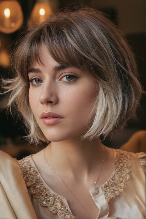 Achieve a youthful glow with a bob hairstyle that is perfect for any occasion Bobbed Hairstyles, Bobbed Hairstyles With Fringe, Best Bob Haircuts, Wavy Bob, Hair Things, A Bob, Bob With Bangs, Wavy Bobs, Haircut For Thick Hair