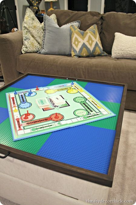 Lego Mat, Lego Tray, Drink Tray, Checkers Board, Board Games Diy, Chinese Checkers, Thrifty Diy, Thrifty Decor Chick, Lego Table