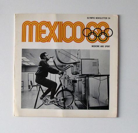 Lance Wyman, 1968 Olympics, Mexico Design, Mail Stamp, Olympic Games, Baseball Cards, Design, Mexico