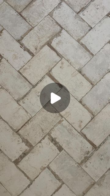 Sarah Gibson on Instagram: "We’re getting close. I can’t wait to share our outdoor kitchen with you! In the meantime- I had a lot of requests for this post: how to easily tile over an existing concrete patio. It already looks so much better! Comment TILE for my detailed tutorial (or save it for later), along with the FAQ. I hope it’s helpful! It’s been a productive weekend over here." Patio Tiles Outdoor Flooring Diy, Concrete Floor Tiles, Upgrade Concrete Patio, Faux Brick Patio Paint Concrete, How To Lay Tile Floor On Concrete, Concrete Patio Diamond Pattern, Concrete Patio Makeover, Patio Makeover, Diy Flooring