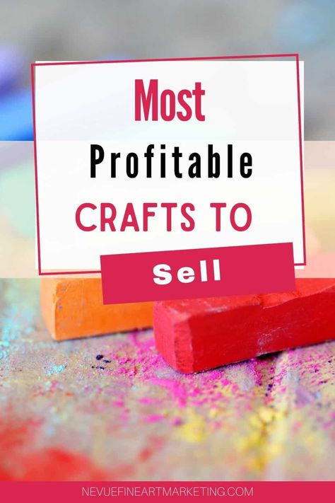 Most Profitable Crafts To Sell And Make Money - The most profitable way to earn money from crafts you sell is to lower the costs of doing business. Most popular DYI crafts for craft shows. #crafters #sellincrafts #craftshows #DYIcrafts via @davenevue Repurposed Items To Sell, Hand Painted Things To Sell, Personalized Crafts To Make And Sell, Most Popular Crafts To Sell 2024, Things To Sell For Fundraising, What Sells At Craft Shows, Craft Show Ideas To Sell Handmade, Etsy Crafts To Sell, Trending Crafts To Sell 2024