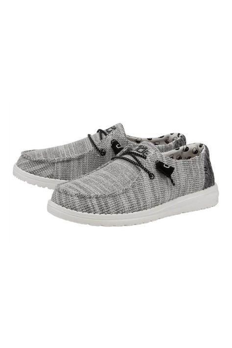 Dude Shoes Women, Hey Dude Shoes Women, Heydude Shoes, Stretch Shoes, Hey Dude Shoes, How To Stretch Shoes, Hey Dudes, Youth Shoes, Textured Canvas