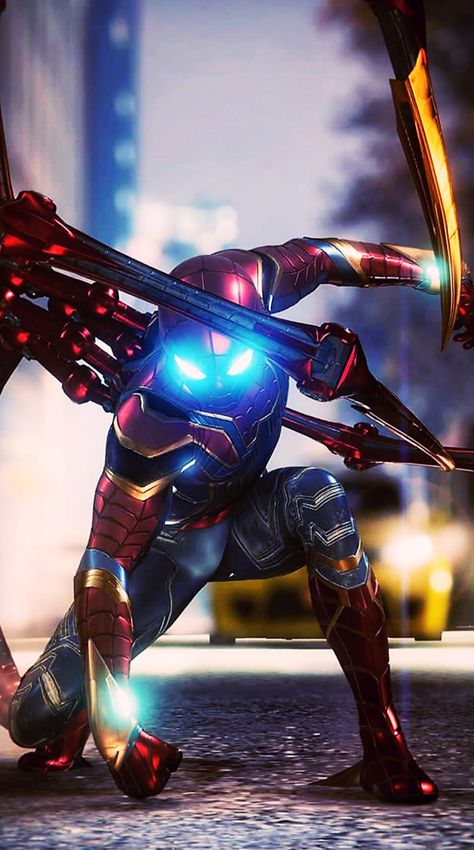 Iron Man Photos, Spider Men, Image Spiderman, Spaider Man, Iron Man Armor, Iron Spider, Marvel Superhero Posters, Spiderman Artwork, Spiderman Pictures