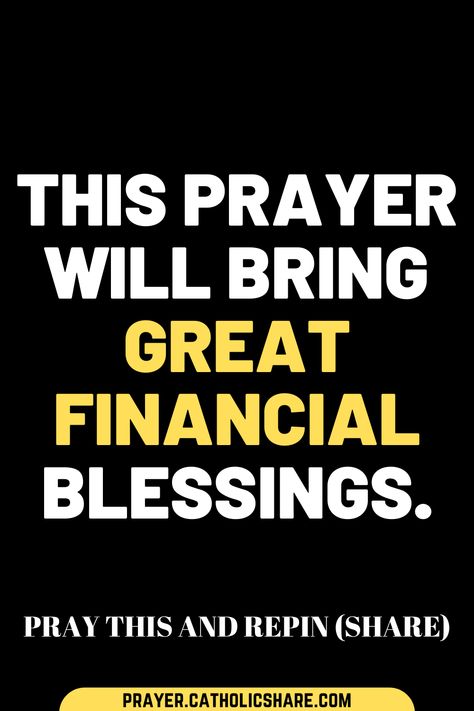 Prayer For A Job, Prayer For My Marriage, Financial Blessings, Book Of Hebrews, Luck Spells, Everyday Prayers, Miracle Prayer, Saving Challenge, Quotes Prayer