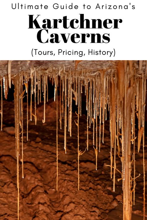 “Hidden in the Arizona desert, Kartchner Caverns is a geological wonder. Formed over millions of years by water dissolving limestone and other minerals from cave walls, it’s now an important part of Arizona’s natural heritage.” #travel #kartchnercaverns #travelarizona Grand Canyon Caverns, Castles And Coasters Arizona, Kartchner Caverns Arizona, Kartchner Caverns, Carlsbad Caverns National Park, Carlsbad Caverns, Natural Heritage, Arizona Desert, State Park