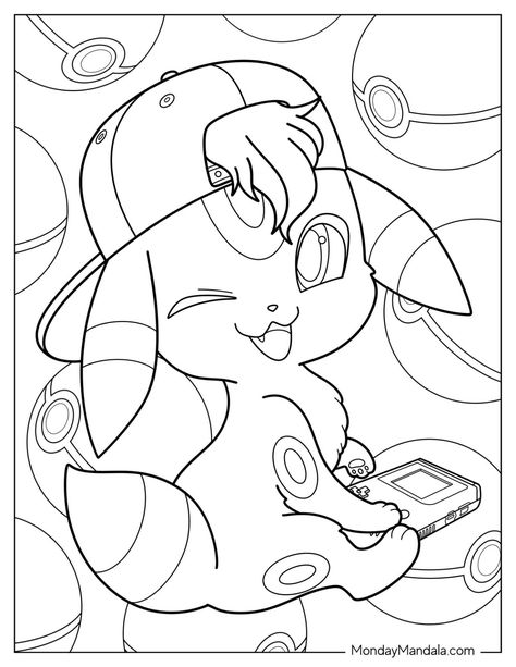 20+ Umbreon Coloring Pages: Free Printable PDFs
 
 Print out these free Umbreon coloring pages and let your creativity shine! Perfect for kids of all ages, these pages are sure to be a hit. #umbreon #pokemon #coloringpages Kawaii Pokemon Coloring Pages, Eevee Coloring Pages Free Printable, Pokemon Stencils, Hello Kitty Princess, Pikachu Coloring, Pokémon Drawing, Animals Disney, Zero Art, Umbreon Pokemon