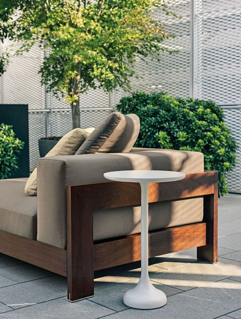 LIFESCAPE COLLECTION - EN | WARREN OUTDOOR Outdoor Nook, Latest Sofa Set Designs, Modern Living Room Sofa Set, Sala Set, Wooden Couch, Terrace Furniture, Wooden Sofa Set Designs, Wooden Sofa Designs, Set Sofa