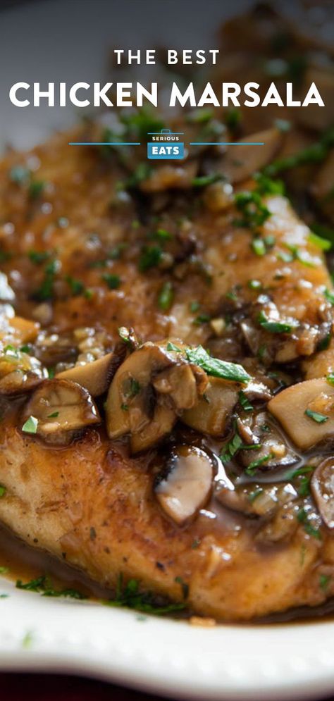 Chicken Marsala With Mushrooms, Mushroom Marsala Sauce, Mushroom Sauce For Chicken, Chicken Mushroom Marsala, Mushroom Marsala, Shallots Recipe, Shallot Recipes, Marsala Sauce, Chicken Mushroom Recipes