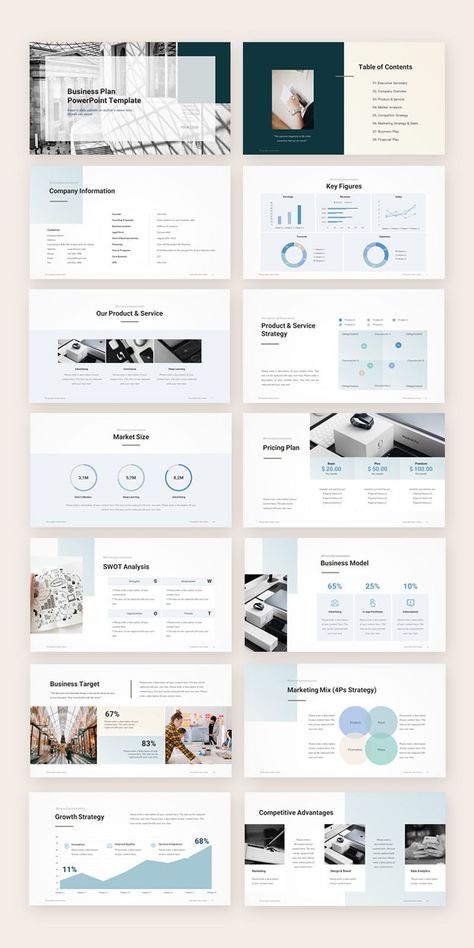 #Business_Plan_Powerpoint_Template #Business_Plan_Design #Plan_Presentation #Presentation_Slides_Design Business Plan Design, Plan Presentation, Presentation Slides Design, Business Plan Presentation, 브로셔 디자인, Marketing Plan Template, Presentation Design Layout, Marketing Presentation, Business Marketing Plan