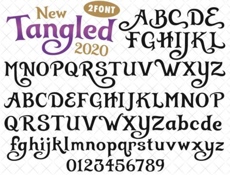 Tangled Cricut, Tangled Font, Tangled Letters, Tangled Svg, Rapunzel Svg, Princess Tangled, Svg Letters, Numbers Tattoo, Hand Lettering Alphabet Fonts