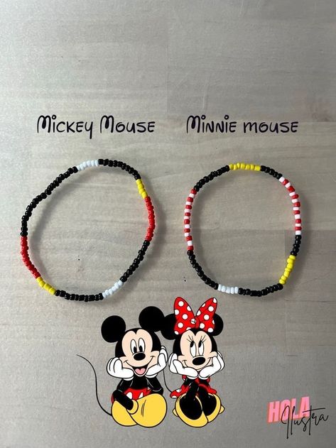 Friendship Couple, Sugar Spice And Everything Nice, Small Bead Bracelet, Friendship Bracelet Patterns Easy, Disney Bracelet, Search Pins, Bracelet Sets, Couple Bracelet, Bracelet Craft Diy