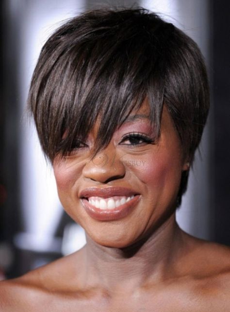 Grey Hair Wig, Short Haircuts With Bangs, Cheap Human Hair Wigs, Long Human Hair Wigs, Very Short Haircuts, Viola Davis, Short Human Hair Wigs, Remy Human Hair Wigs, Long Pixie