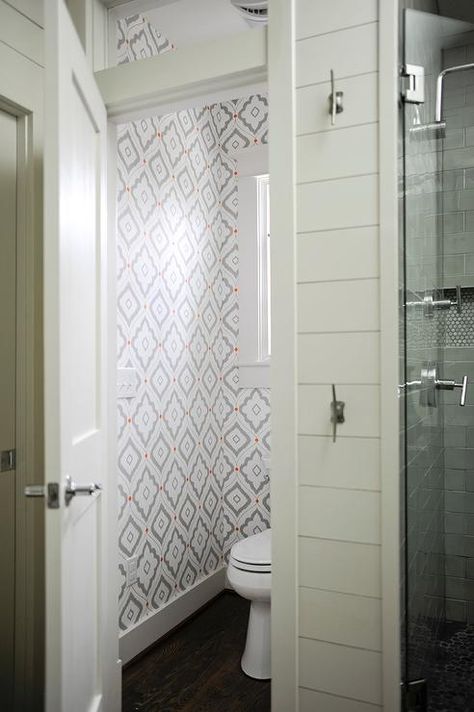 showers next to toilet | Water Closet Next to Shower, Contemporary, Bathroom Bathroom Window Coverings, Toilet Closet, Contemporary Closet, Big Room, House Bathrooms, Bathroom Window, Toilet Room, Bathroom Closet, Water Closet