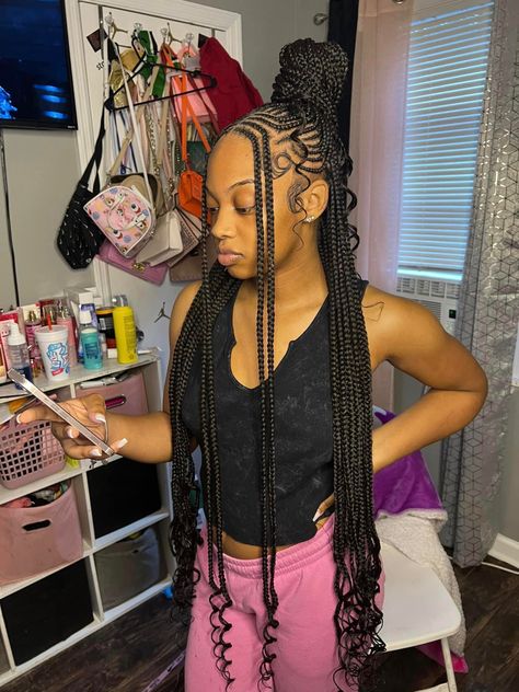 Lemonade Braids Hairstyles, Braided Hairstyles For Black Women Cornrows, Beautiful Black Hair, Feed In Braids Hairstyles, Quick Natural Hair Styles, Braided Hairstyles For Teens, Cute Braided Hairstyles, Braided Cornrow Hairstyles, Quick Braided Hairstyles