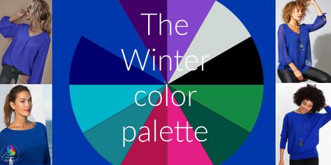 House Of Color Winter Outfits, House Of Color Winter, House Of Colour Winter, Sultry Winter, True Winter Palette, True Winter Color Palette, Cool Winter Color Palette, Winter Board, Deep Winter Colors