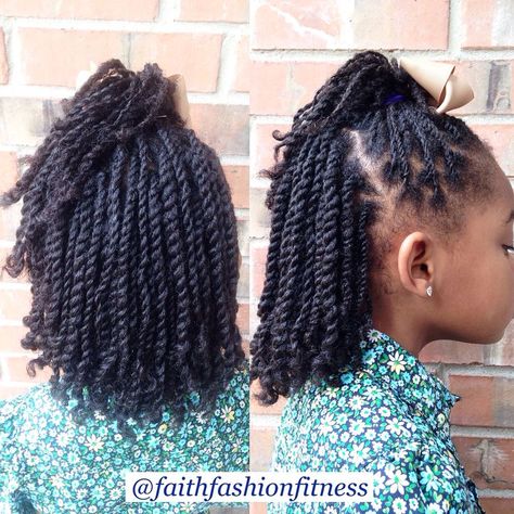 Twists Natural Hairstyles, Kids Natural Hairstyles, Childrens Hairstyles, Lil Girl Hairstyles, Natural Twists, Hairstyles Kids, Natural Hairstyles For Kids, Mini Twists, Girls Natural Hairstyles