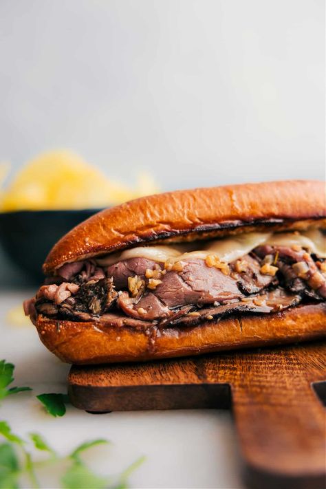 The Absolute Best French Dip Sandwich Recipe Best French Dip Sandwich, Easy French Dip Sandwiches, French Dip Recipe, French Dip Sandwich Recipe, Deli Roast Beef, French Dips, French Dip Recipes, French Dip Sandwiches, Dip Sandwiches