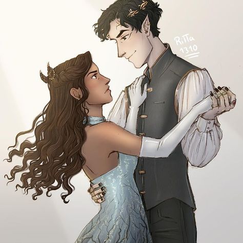 Rita в Instagram: «Jude and Cardan, and their first dance 🌟 As some of you may know I just finished The folk of the Air book series and I loved them sooo…» Cardan And Jude, Jude And Cardan, Holly Black Books, Queen Of Nothing, Holly Black, Night Party, Fan Book, First Dance, Book Characters