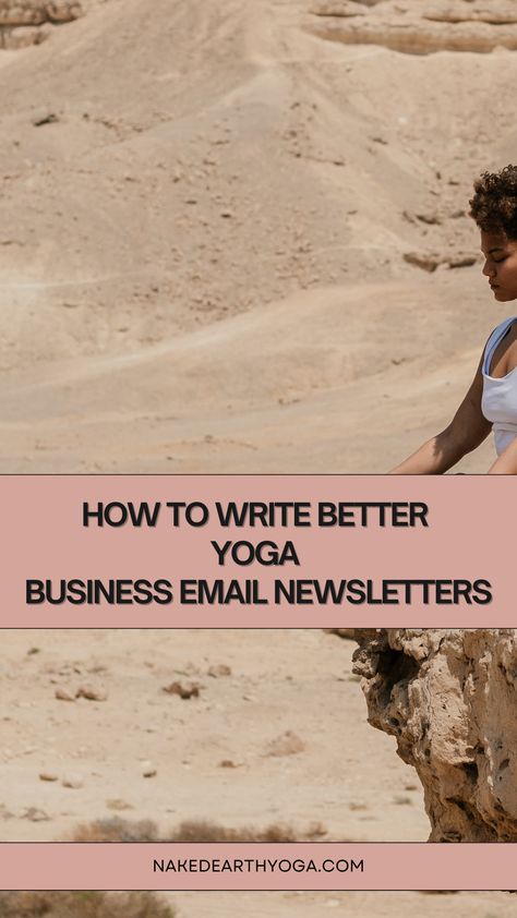 Discover tips, ideas, and creative marketing strategy to help you write better, more engaging yoga business email newsletters that actually get read by your subscribers and followers. How To Write Better, Yoga Marketing, Earth Yoga, Teacher Business, Write Better, Yoga Business, Business Newsletter, Business Email, Email Subject Lines