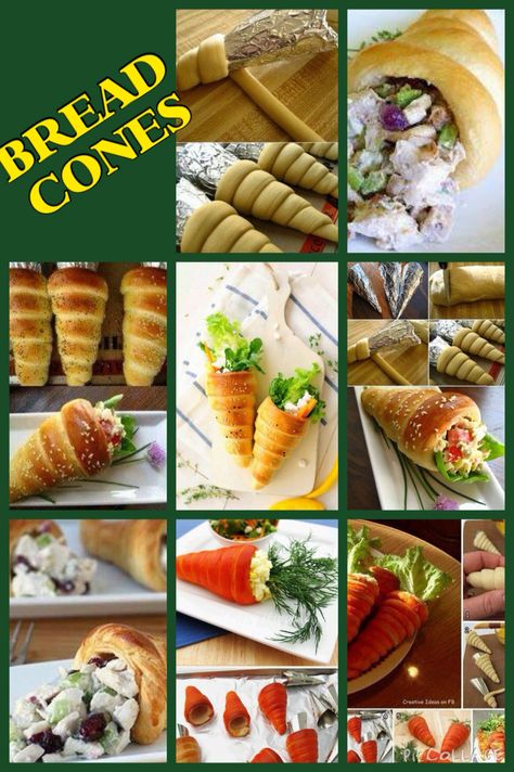 Bread Cones Bread Cones, Bread, Ethnic Recipes