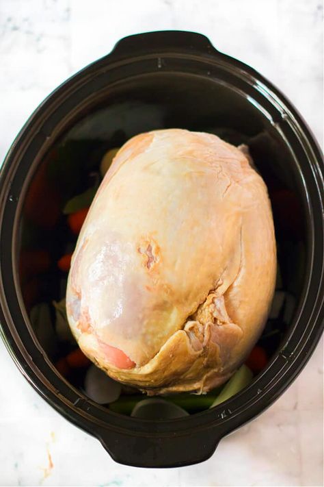 Turkey Breast Crockpot, Thawing Turkey, Moist Turkey, Butterball Turkey, Cooking Turkey Breast, Slow Cooker Turkey Breast, Crockpot Turkey, Frozen Turkey, Slow Cooker Turkey