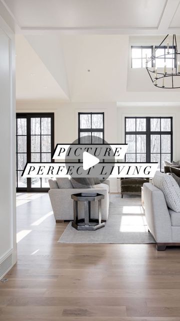 Melissa Manzardo Hryszko on Instagram: "Step into the enchanting, beautiful, open-concept living room, nook, and kitchen. Picture-perfect moments unfold as sunlight cascades through oversized windows, creating a warm and inviting atmosphere from every angle. 
Situated on a treed acreage, this home is a sanctuary of privacy, allowing our clients to keep the windows unobstructed. Allowing them the joy of witnessing the dance of seasons and the gentle passage of wildlife right outside their windows.

#livingroom #openconcept #kitchen #dreamhome #housegoals #luxuryhomes #milliondollarlisting #newhomeconstruction #bearspawcustom2" Open To Above Living Room, Room Nook, Living Room Nook, Four Seasons Room, Open Concept Living Room, Oversized Windows, Kitchen Views, New Home Construction, House Goals