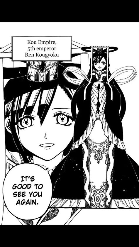 Kou empire 5th emperor Ren Kougyoku Kougyoku Ren, Manga Magi, Magi Adventures Of Sinbad, Magi Kingdom Of Magic, Magi 3, The Kingdom Of Magic, Anime Magi, Popular Manga, Manga Pages