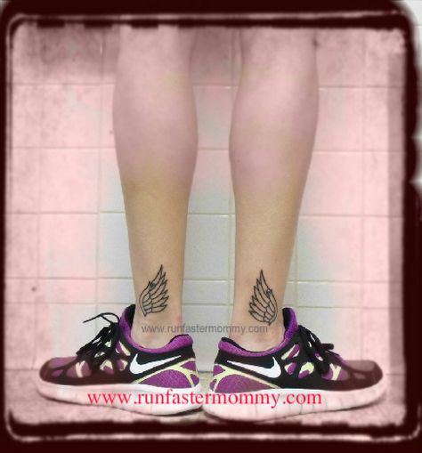 My true loves - how running saved my life http://www.runfastermommy.com/2012/03/how-to-save-life.html Hermes And Apollo, Hermes Tattoo, Runner Tattoo, Tattoo Off, Pretty Wings, Running Tattoo, Clever Tattoos, Wing Tattoo, Racing Girl