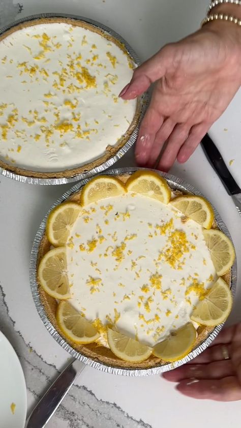 Lemon Cheat Pie 3 Ingredients, Lemon Cheat Pie, Sweet And Condensed Milk, Lemon Pies, Graham Cracker Pie Crust, Cracker Pie Crust, Lemon Chess Pie, Graham Cracker Pie, Yummy Pies