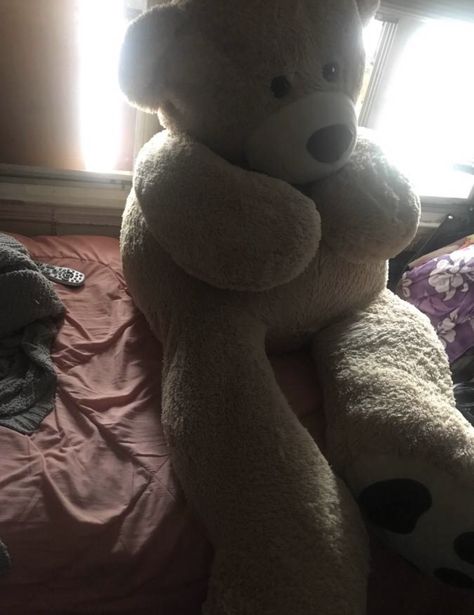 Selling a Giant 6 Ft Teddy Bear 72 Inch Tan Soft Oversized Teddybear Weighs 20 Pounds and has a pink bow tie. Moving so I need to get rid of some things. $300 CASH ONLY ! Big Teddy Bear, Big Teddy, Giant Teddy Bear, Giant Teddy, Pink Bow Tie, Messy Room, 20 Pounds, Pink Bow, Bow Tie