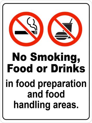 Food Safety Signs - Creative Safety Supply Health And Safety Poster, Safety Poster, Drinks Sign, Safety Message, Food Handling, Safety Signs, Safety Posters, Drink Signs, Smoked Food Recipes