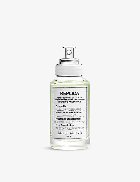 Replica Matcha Meditation, Matcha Meditation, Replica Perfume, Bergamot Essence, Japanese Matcha Tea, Maison Margiela Replica, Lemon Trees, Margiela Replica, Japanese Matcha