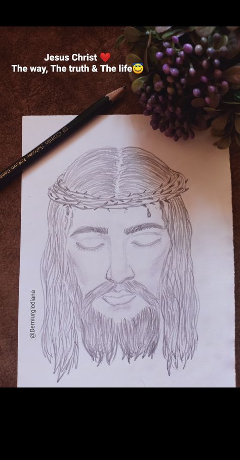 How To Draw Jesus, Jesus Christ Sketch, Jesus Drawing Easy, Jesus Drawings Sketches, Jesus Painting Easy, Jesus Drawing, Jesus Christ Face, Simple Face Drawing, Christian Drawings