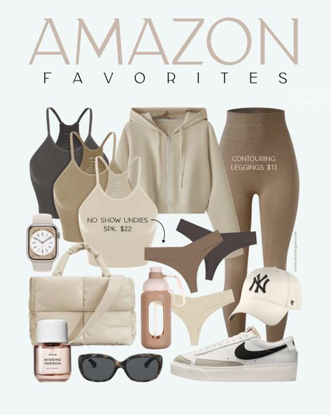 New Wardrobe Essentials, Amazon Must Haves Fashion, Neutral Athleisure Outfit, Mom Workout Outfits, Clothe Board, Style Workout Clothes, Traveling Outfits, Ltk Outfits, Cute Travel Outfits