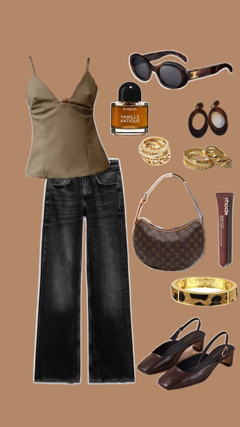 #outfits #ootd #brown #sade Brown Aesthetic Outfit, Essentials Clothing, Brown Aesthetic, Aesthetic Outfit, Outfit Posts, Aesthetic Clothes, Outfit Of The Day, Lookbook, Ootd