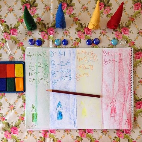 Waldorf Math Kindergarten, Waldorf Word Families, Math Gnomes, Waldorf Math, Waldorf Homeschooling, Waldorf Curriculum, Waldorf Teaching, Waldorf Homeschool, How I Wish