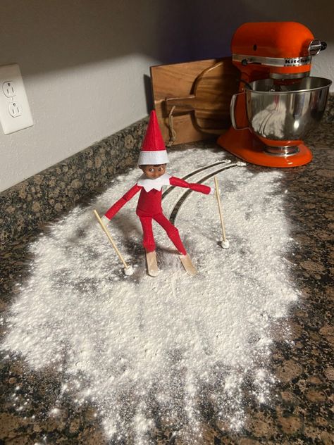 Elf on the shelf ideas Elf Fun, Elf On The Shelf Ideas, Shelf Ideas, On The Shelf, Christmas Season, Christmas Seasons, Elf On The Shelf, Elf, Christmas Crafts