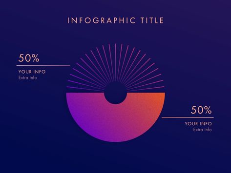 Thumbnail Percentage Infographic, Chart Animation, Illustrator Texture, Infographic Motion, Title Template, Motion Template, Infographics Template, Infographic Inspiration, Data Visualization Design