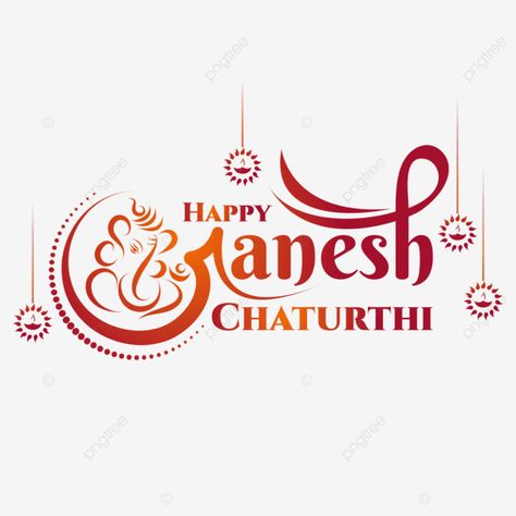 Ganesh Chaturthi Banner Design, Ganesh Chaturthi Typography, Ganesh Chaturthi Text Png, Ganesh Chaturthi Png, Ganesh Names, Ganesha Vector, Chaturthi Ganesha, Ganpati Photo, Ganpati Photo Hd