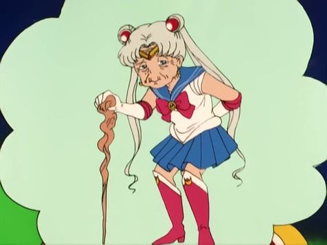 Sailor Moon, Grandmother of Justice! From Sailor Moon - Season 1, Episode 6: Time Bomb Sailor Moon Season 1, Sailor Moon Funny, Sailor Moon Episodes, Sailor Moon Screencaps, Sailor Moon Luna, Moon Prism Power, Killer Instinct, Sailor Moon Stuff, Moon Icon