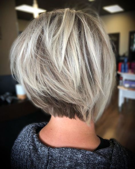 Sometimes all we need is that perfect color to really make our hairstyle pop and what better color to try then blonde? Blonde hair is universal and ha... Icy Blonde Hair Color, Short Blonde Hairstyles, Short Blonde Bobs, Icy Blonde Hair, Blonde Streaks, White Blonde Hair, Short Blonde Haircuts, Straight Blonde Hair, Blonde Hairstyles