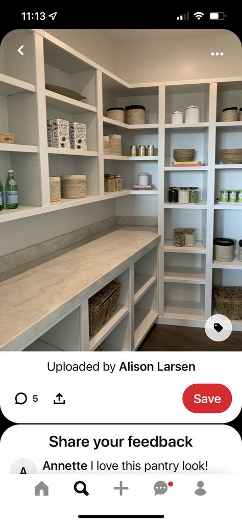 Bookcase In Pantry, Pantry Room Design, Pantry Update, Kid Pantry, Utah House, Kitchen Revamp, House Pantry, Pantry Laundry Room, Pantry Room