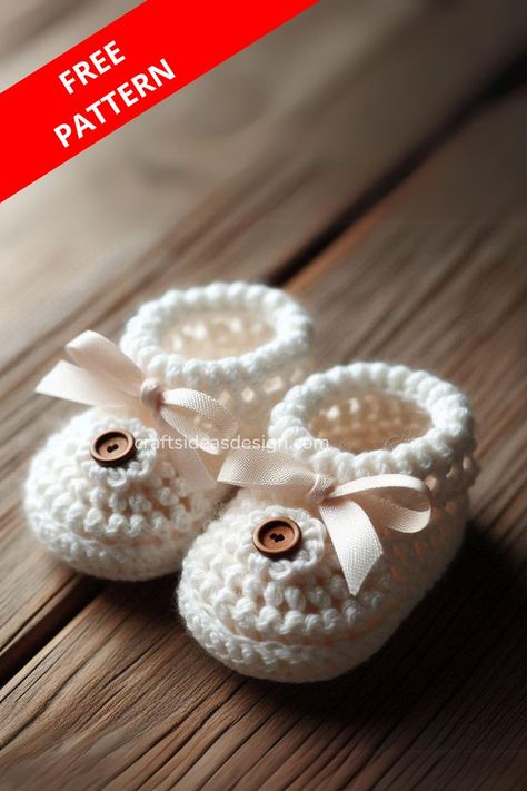 Crochet Baby Boots Free Pattern, Crochet Baby Boots Pattern, Crochet Baby Shoes Free Pattern, Crochet Baby Booties Free Pattern, Crocheted Baby Booties, Crochet Baby Dress Free Pattern, Handmade Baby Gift, Baby Booties Free Pattern, Doll Shoe Patterns