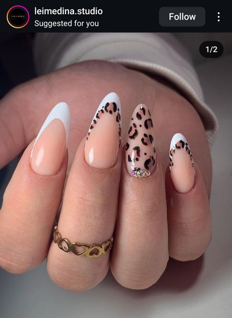 White Cheetah Nails, Cheetah Print Nails, Lilac Nails, Cheetah Nails, Leopard Print Nails, Gel Nails Diy, Basic Nails, Glow Nails, Animal Nails