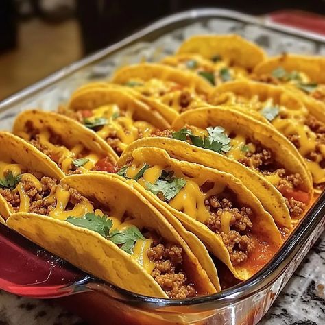 Oven-baked tacos are an absolute game-changer in the world of Crispy Tacos In Oven, Taco Oven Bake, Crispy Oven Baked Tacos, Oven Baked Taco Shells, Baked Beef Tacos Oven, Oven Baked Tacos, Oven Tacos, Baked Tacos Recipe, Chicken Cake