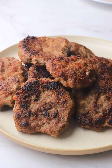 Savor the hearty goodness of homemade carnivore breakfast sausage patties – a protein-packed start to your day that's easy to make and irresistibly flavorful. Discover the perfect blend of ingredients for a satisfying breakfast experience. Carnivore Breakfast Sausage, Carnivore Breakfast, Breakfast Sausage Patties, Homemade Breakfast Sausage, Breakfast Sausage Recipes, Carnivore Recipes, Sausage Patties, Best Sausage, Chicken Liver Pate